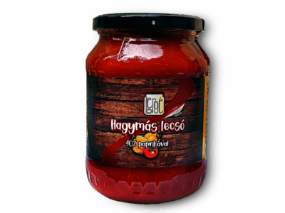 Hagymás lecsó (40% paprikával)