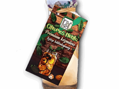 Citromos mentaszörp